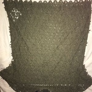 Green banana republic textured top